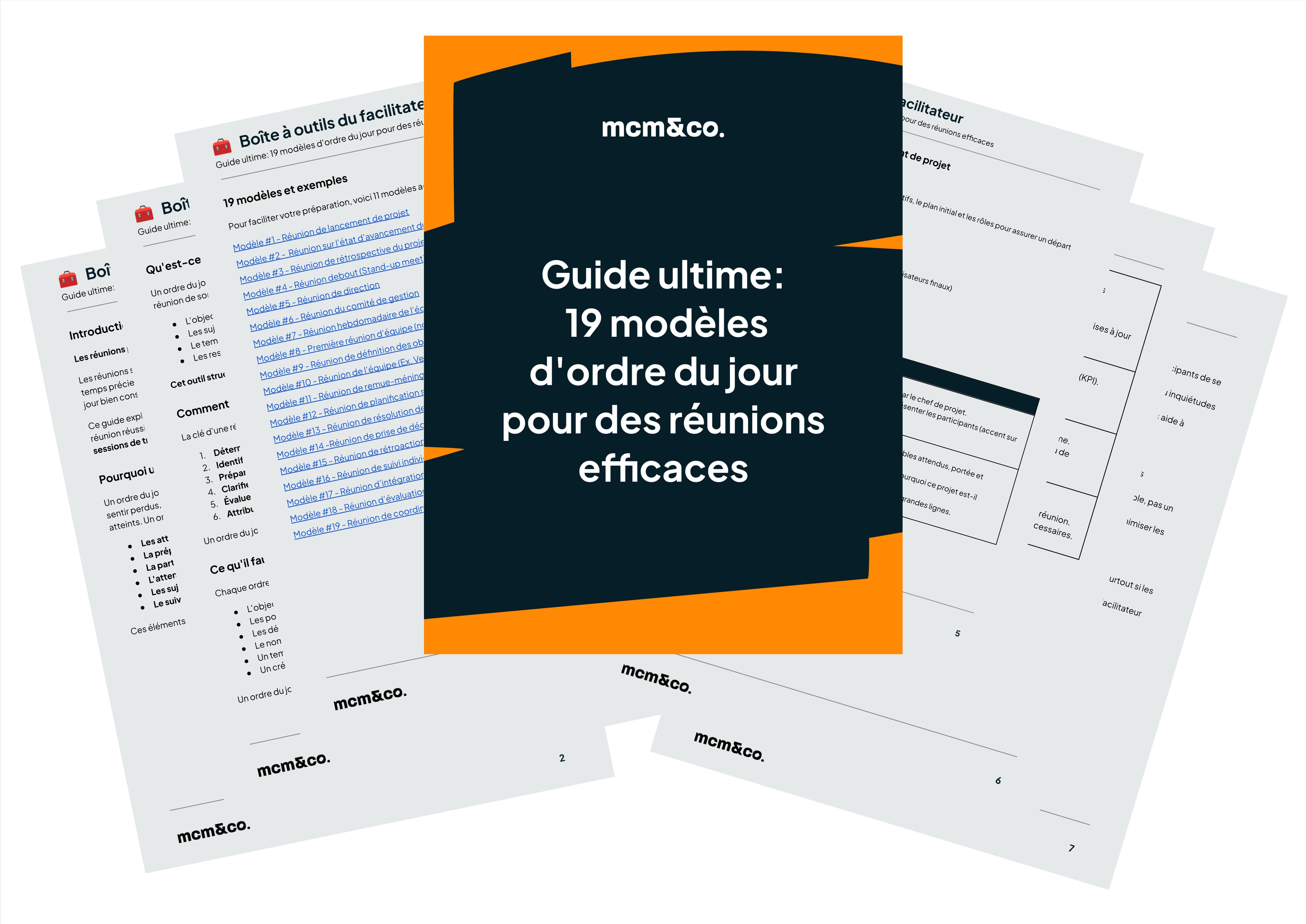 Guide ultime: 19 modèles d'ordre du jour pour des réunions efficaces